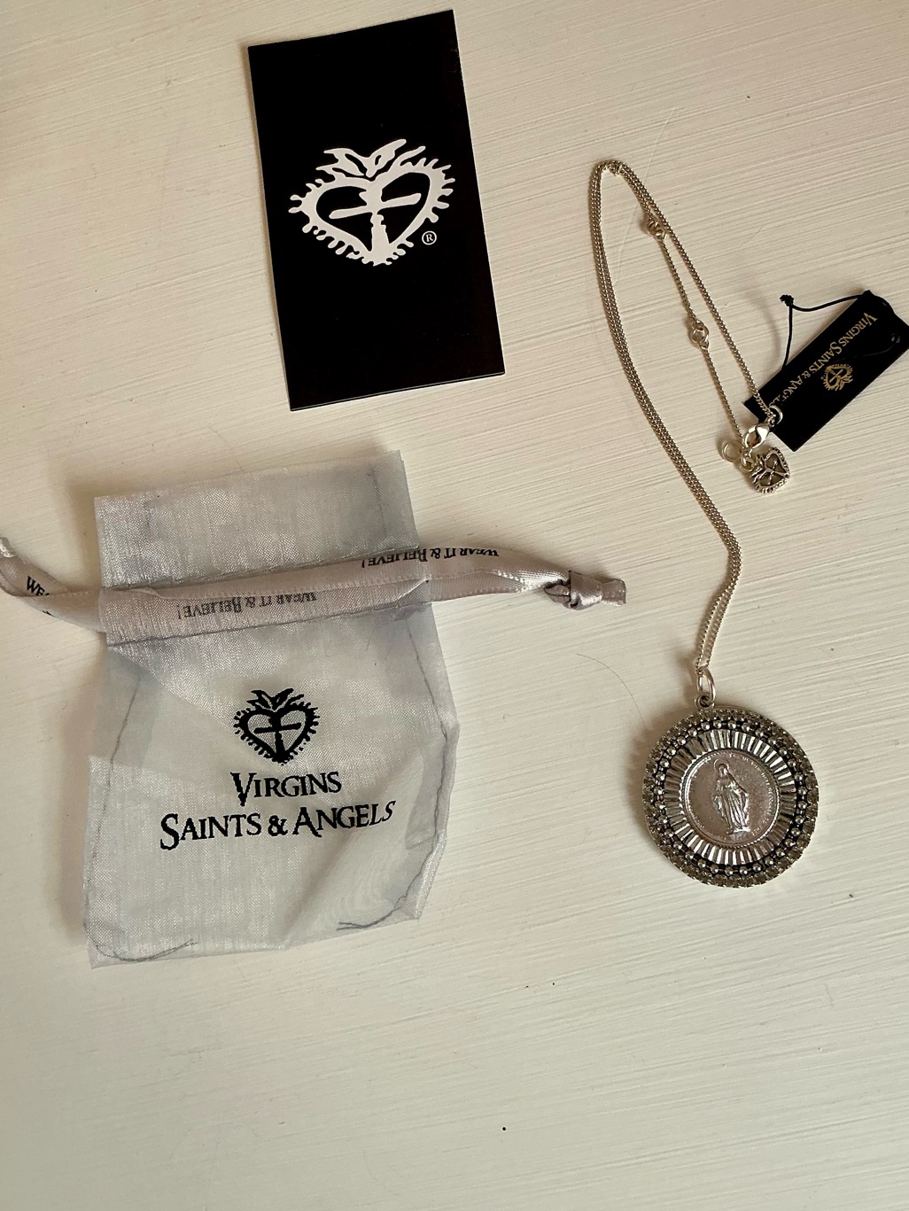Virgins Saints & Angels Vsa Disco Virgin Charm Necklace Vsa Nwt — image 2 of 5